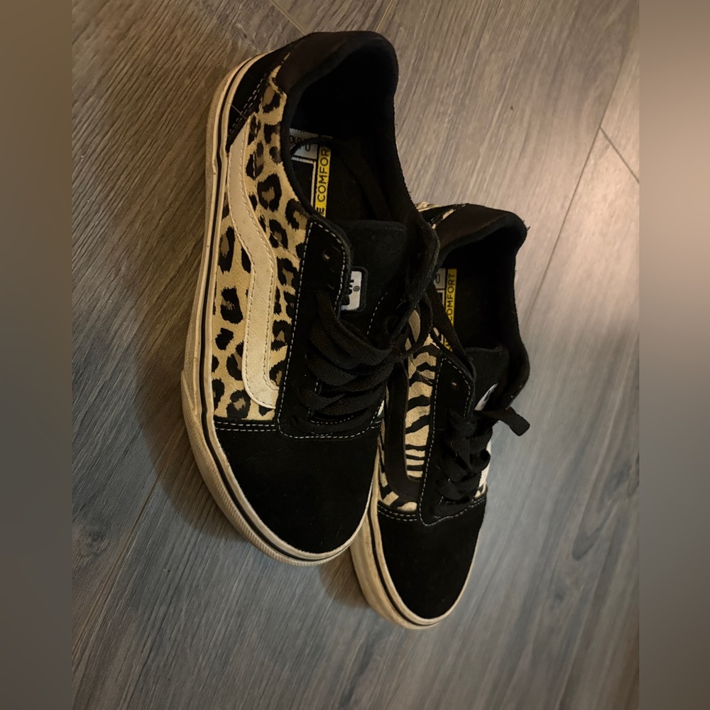 Cheetah zebra vans